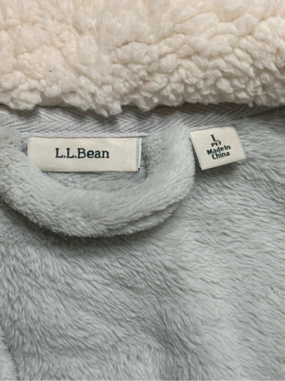 L.L.Bean Women's Wicked Plush Full-Zip Robe Size US L. - Picture 8 of 11